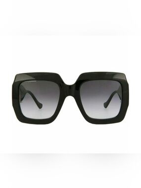 49 1 Gucci GG1022S 001 Shiny Black Sunglasses 😎 NEW